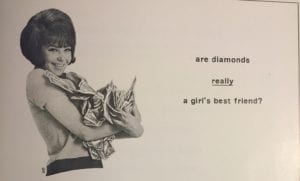 Old BMT ad- diamonds are a Girls.... Vacation Club