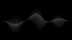 background of sound wave